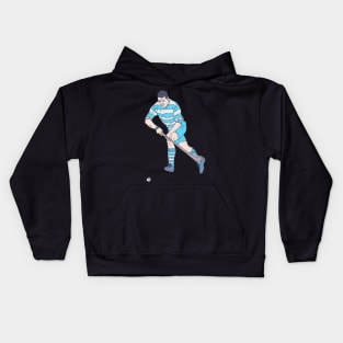 Shinty - Ball Player - Scottish National Game Kids Hoodie